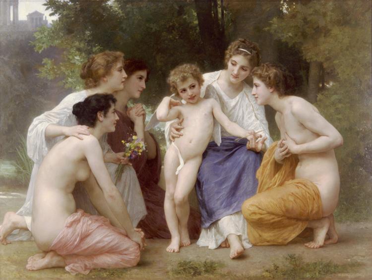 Adolphe William Bouguereau Admiration (mk26) oil painting picture
